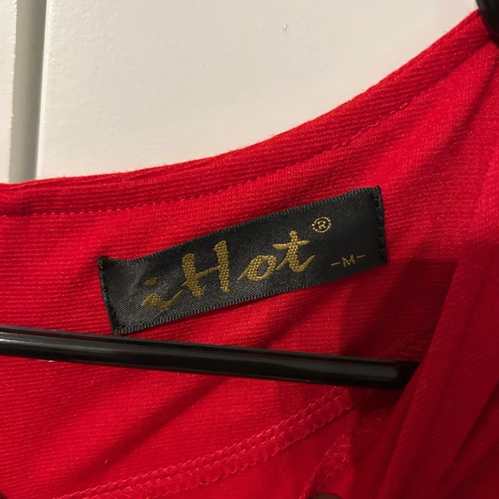 Red and Black Polka Dot Kids Dress - Picture 4 of 8